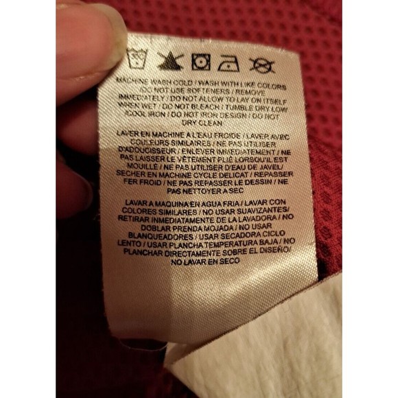 Nike Training Dri Fit Red Quarter Zip with Zip Up Pocket Size Extra Large - Picture 9 of 10